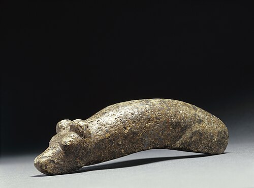 Stone Age bear head gavel found in Paltamo , Kainuu [ 25 ] [ 26 ] — Picture from en.wikipedia.org