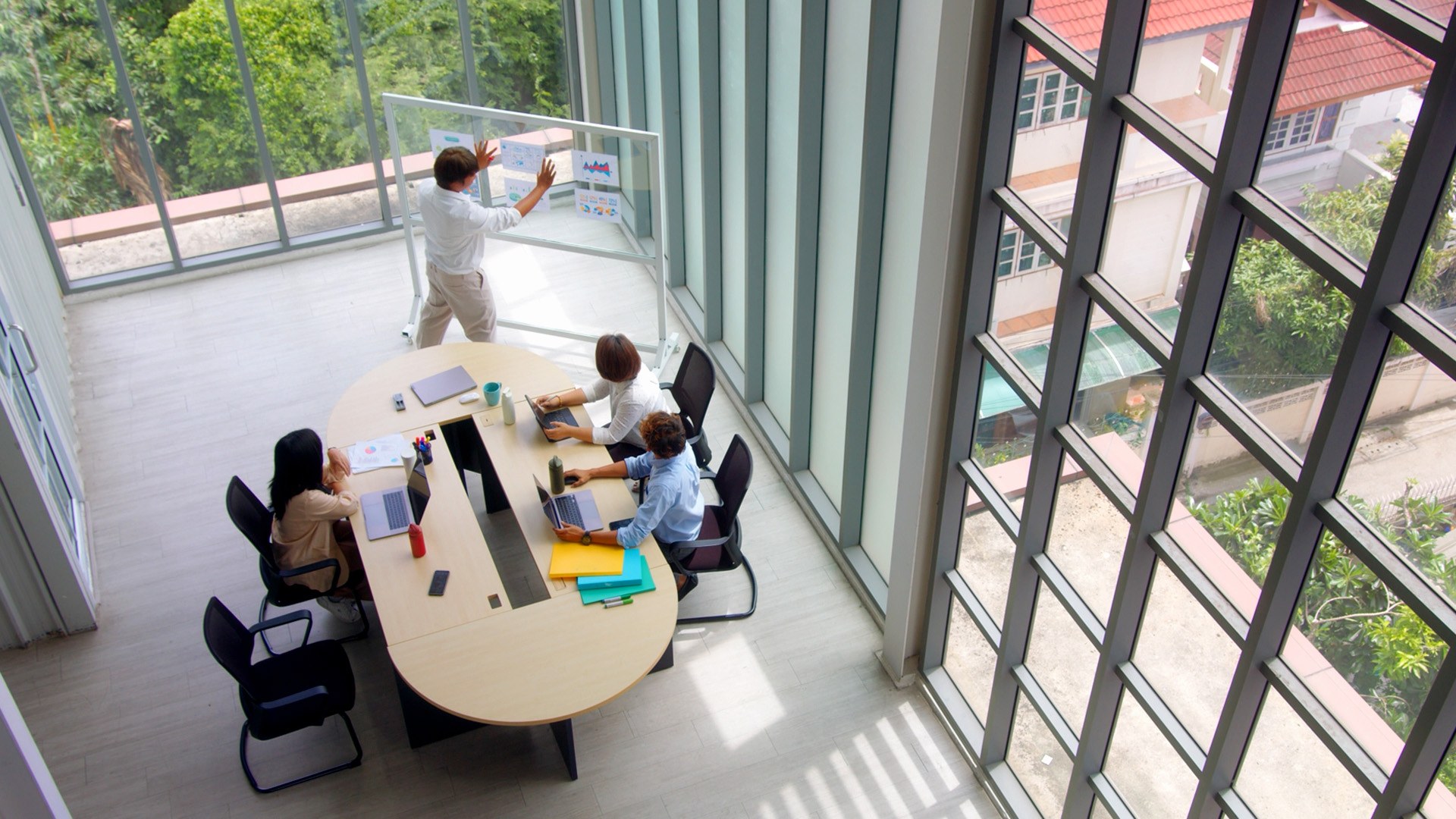 A group of professionals collaborating in an office setting — Picture from microsoft.com