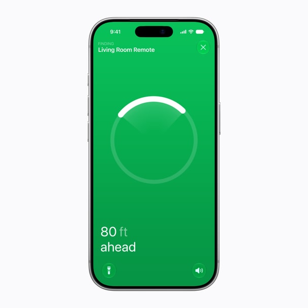 The Siri Remote can play a sound so it can be found. Picture from apple.com