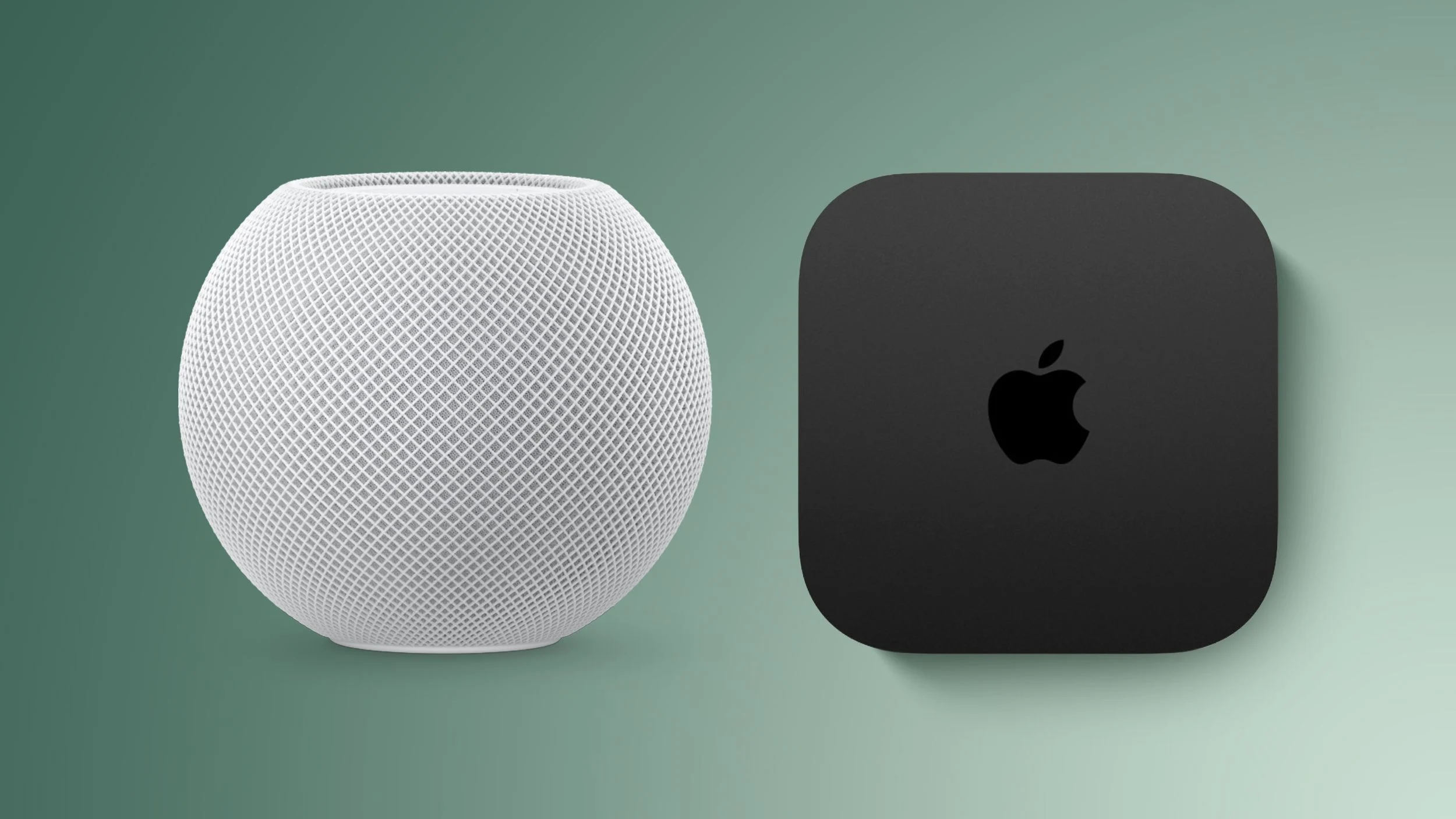 HomePod mini and Apple TV Sage — Picture from macrumors.com