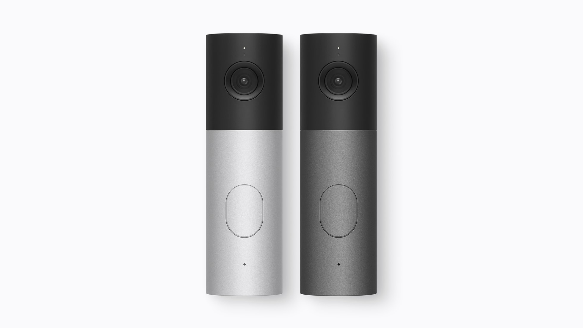 LG's video doorbell in Essence Silver and Essence Graphite. Picture from apple.com